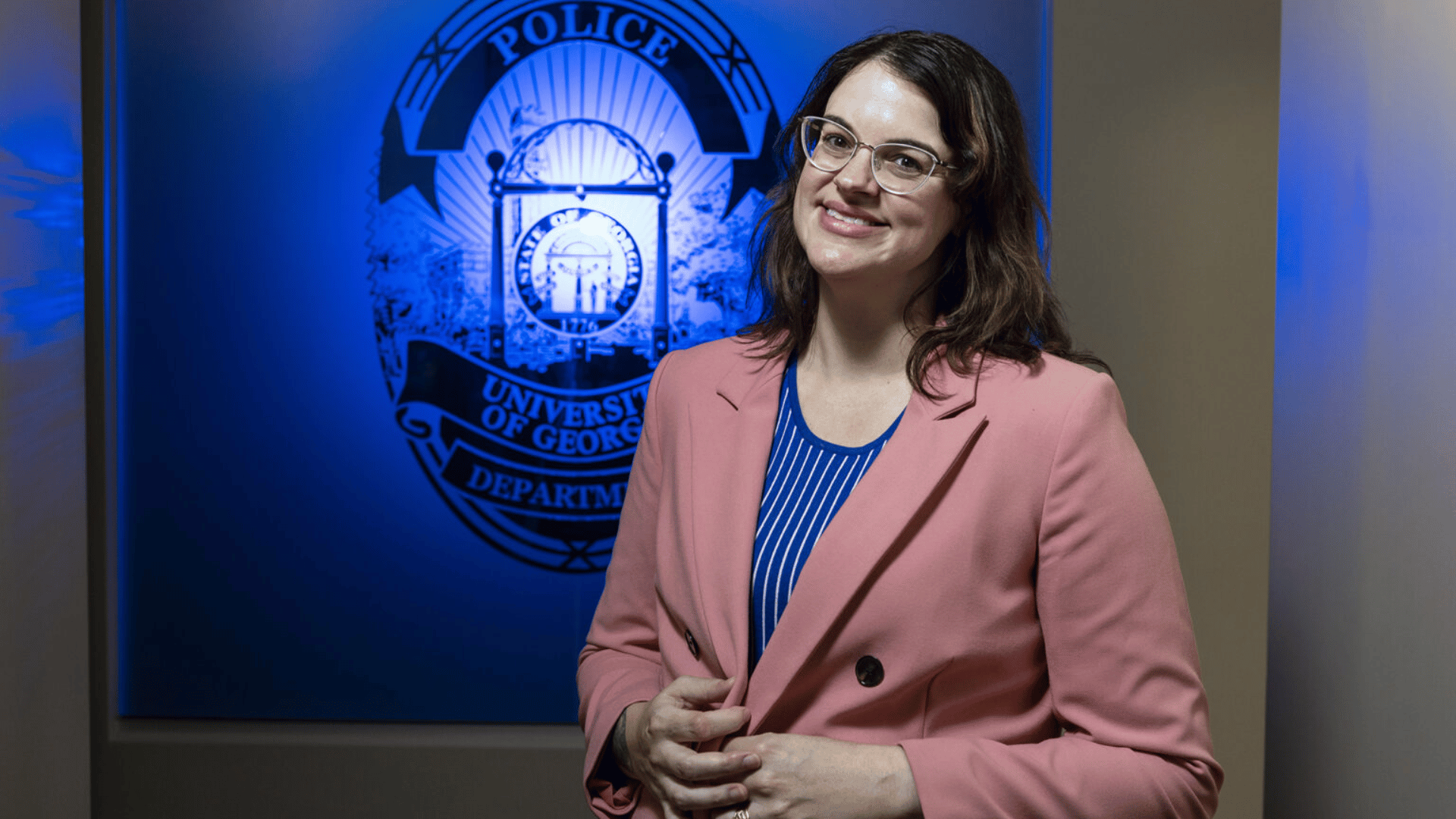 Megan Thompson is a senior crime analyst for the UGA Police Department. (Photo by Chamberlain Smith/UGA)